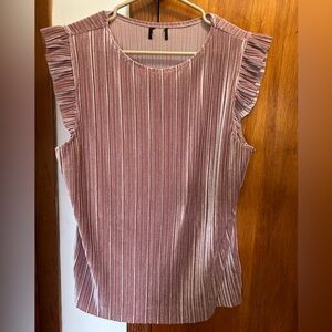 Worthington Pink Velvety Top